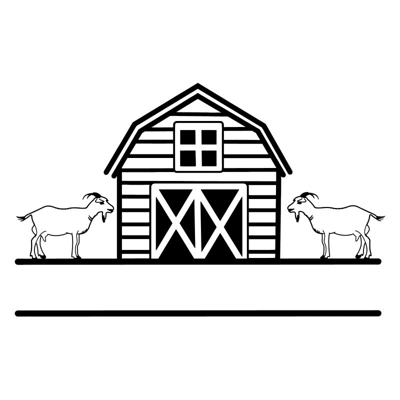 Élevage caprin avec deux chèvres
