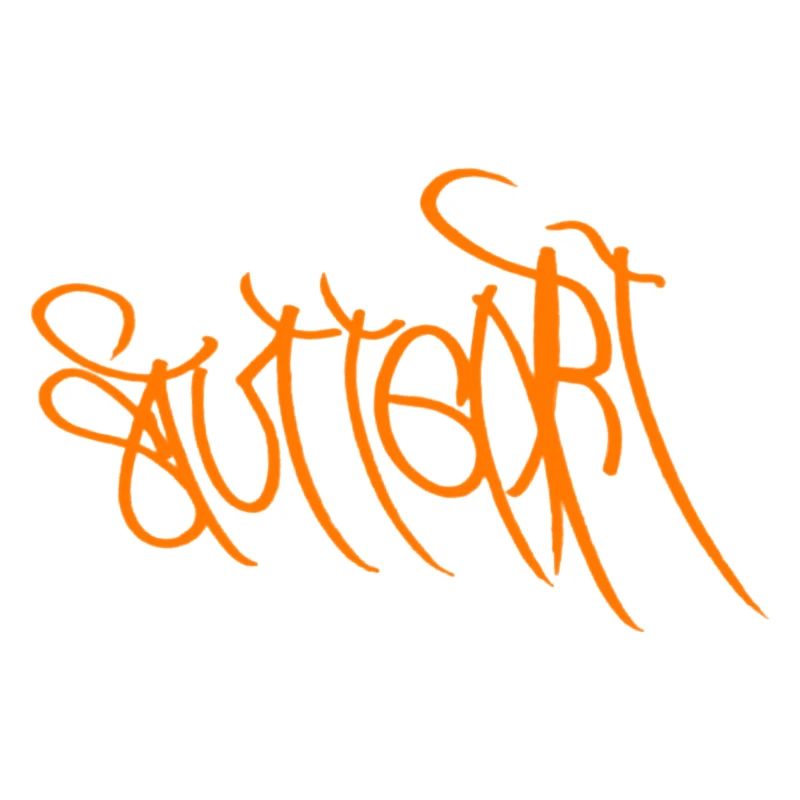 Graffiti Orange Hand Lettering Stuttgart