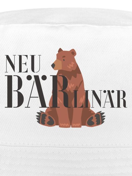 Sitzender Bär im Grafikstil
