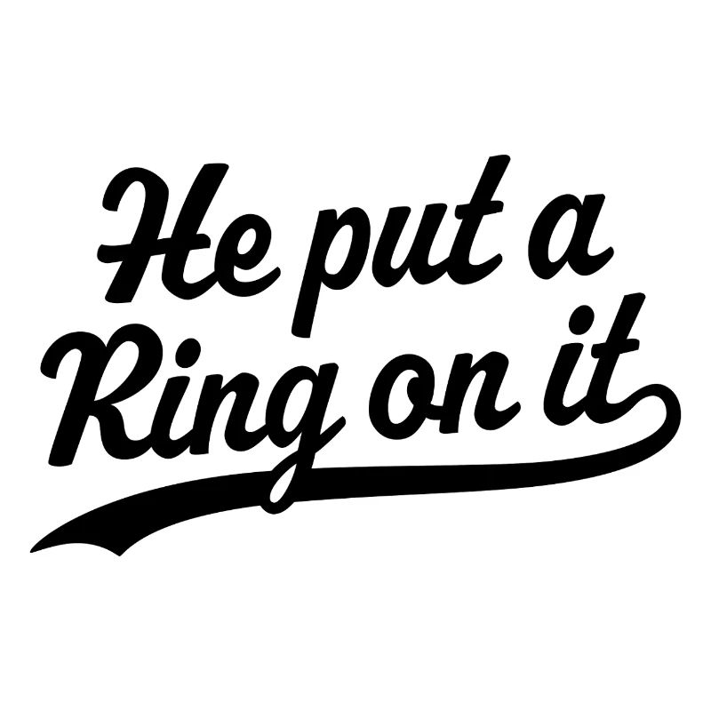 Er steckte einen Ring daran