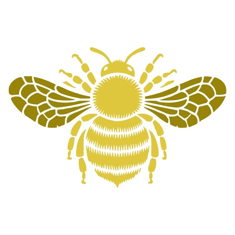 Golden Bee Pattern