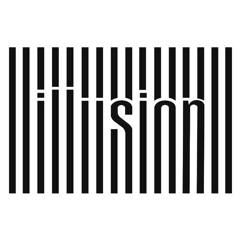 Art textuel du code-barres d’illusion