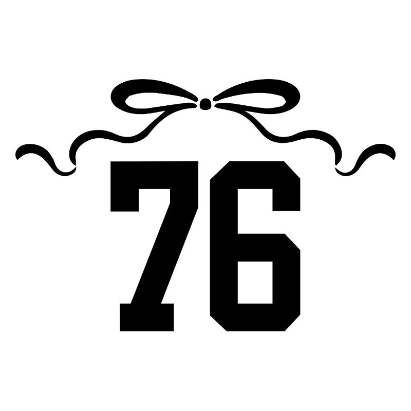 Numéro 76 noeud - 76e anniversaire
