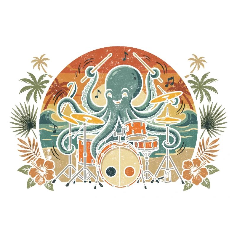 Percussionniste Tropical Octopus