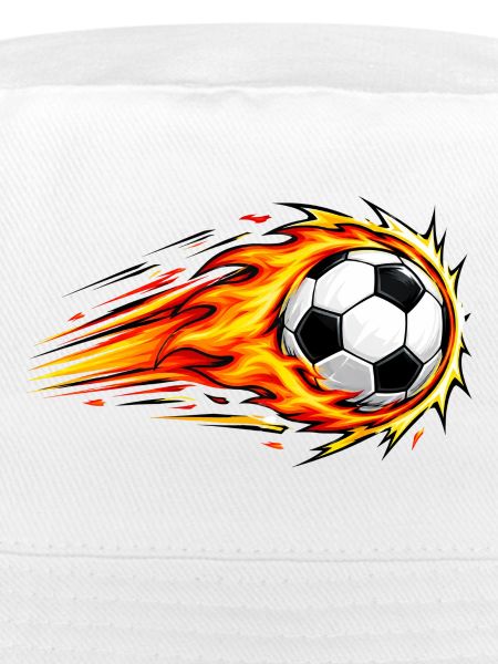 Flammender Fußball-Dynamikschlag