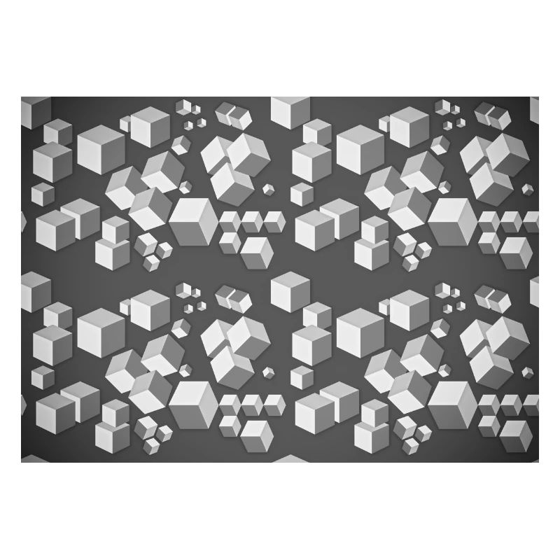 Deco pattern grey-white
