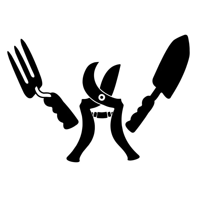 Gartengärtner bereit