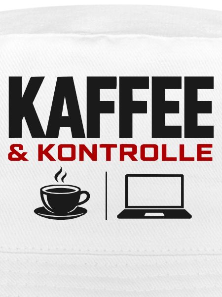 Kaffee & Kontrolle Laptop-Design