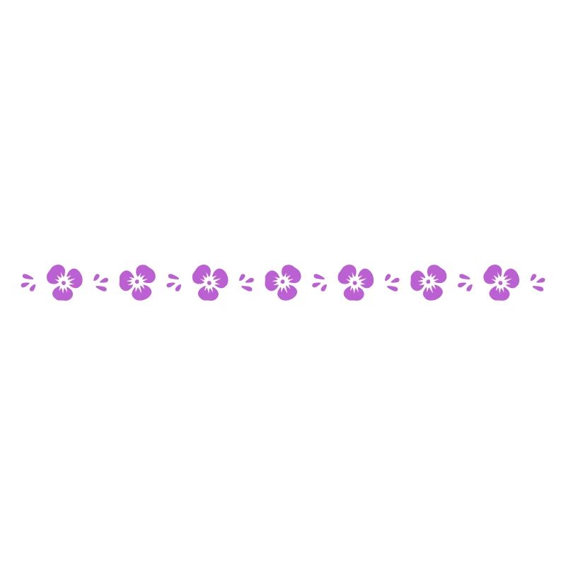 Small pansy line