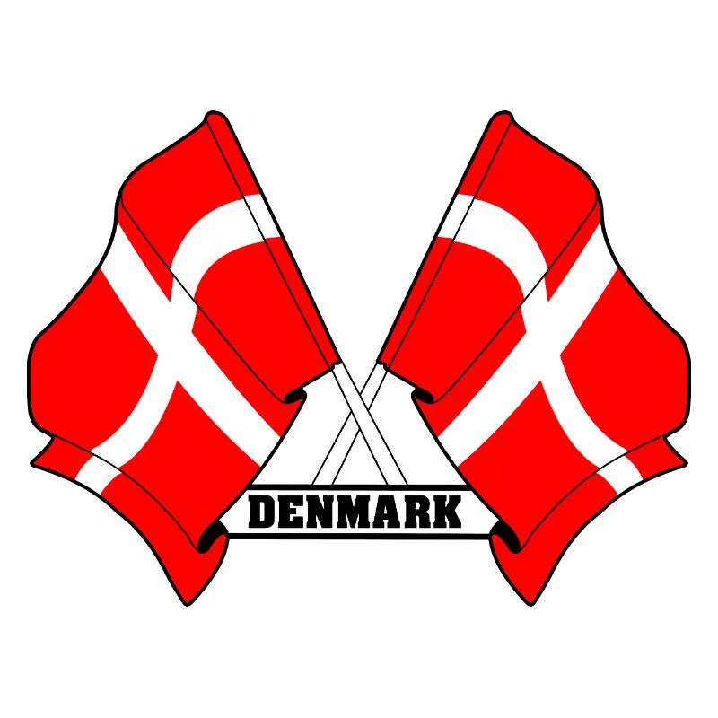 DANEMARK – Drapeaux croisés