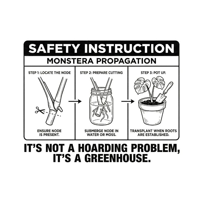 Guide de propagation de la monstera : c’est une serre, pas
