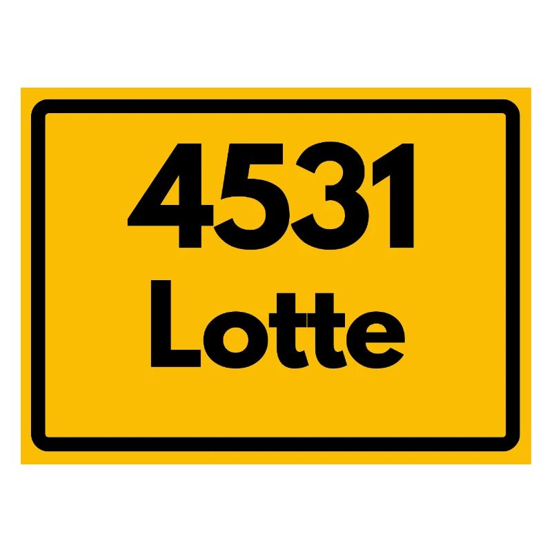 ANCIEN CODE POSTAL RETRO 4531 LOTTE HEIMATSTOLZ