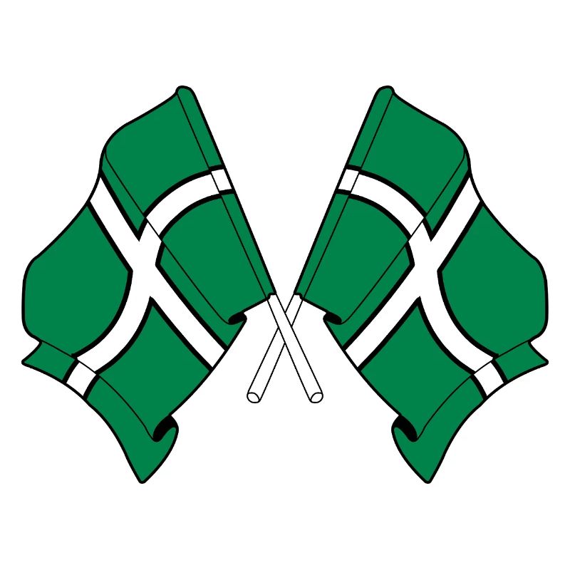 Drapeaux croisés du Devon