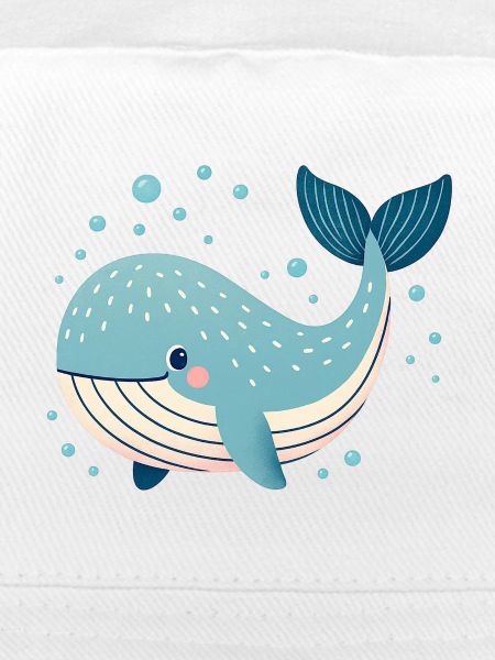 Blue Whale with Bubbles