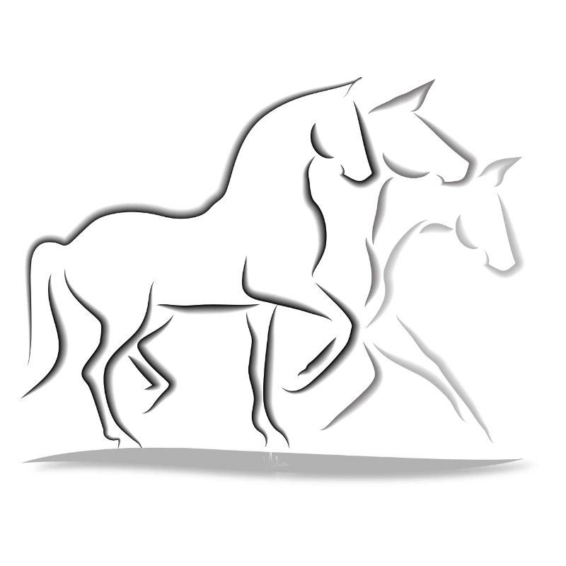 Trio cheval