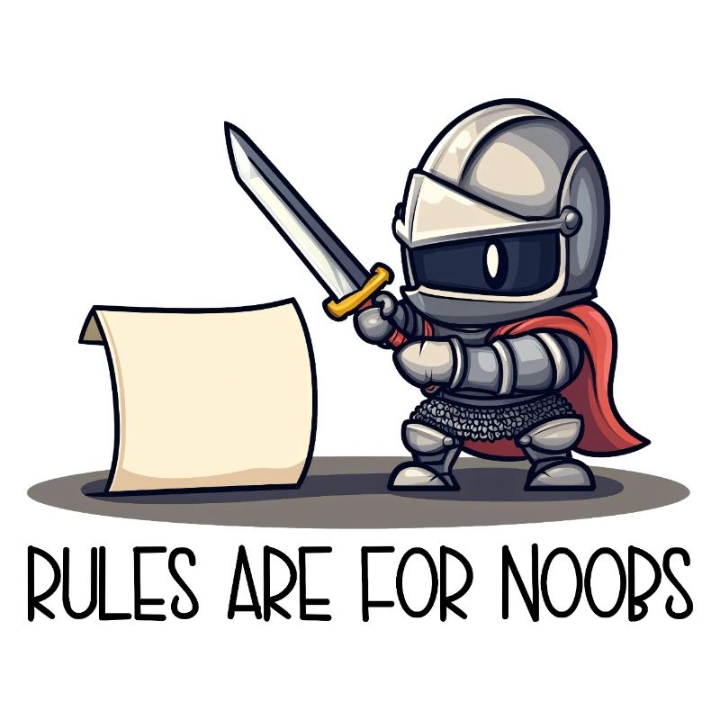 Cute Knight vs Scroll – Rules Are For