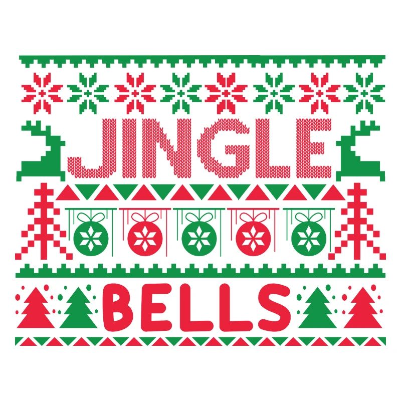 Hässlicher Pullover - Jingle Bells Strickanleitung