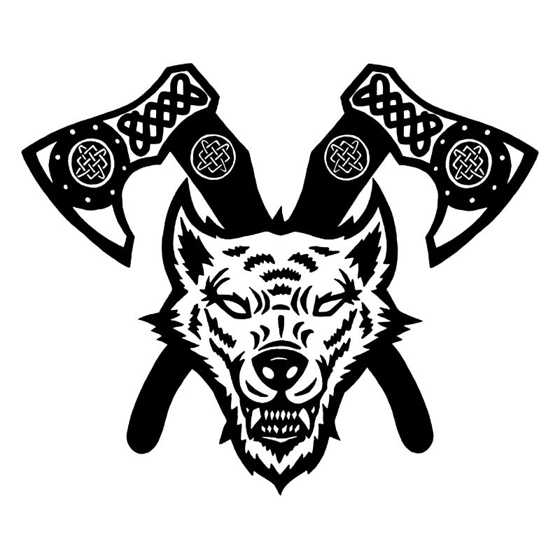 Äxte des schwarzen Wolfs und der Wikinger