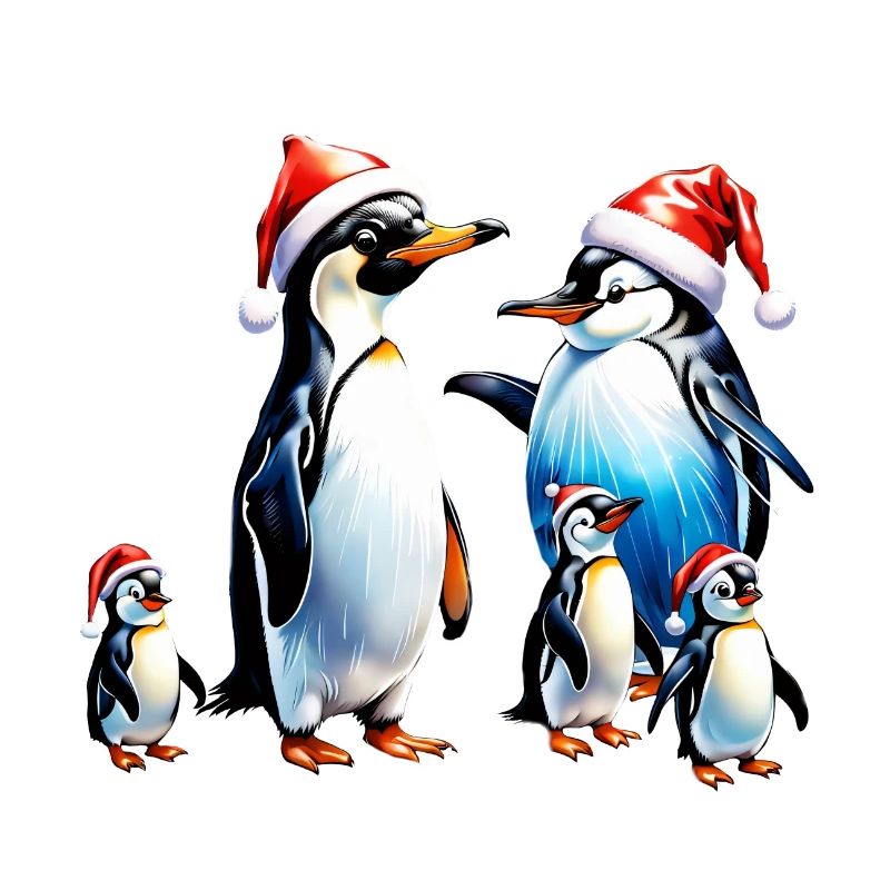 Pingouins mignons