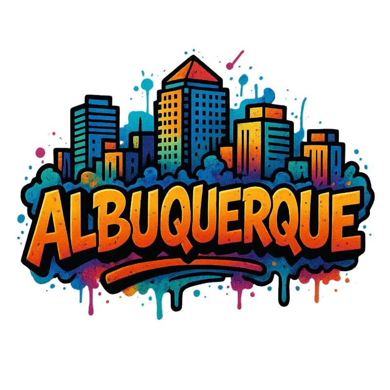 Albuquerque Graffiti Skyline