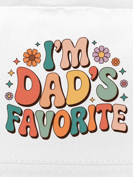 Dad's Favorite Bunte Botschaft