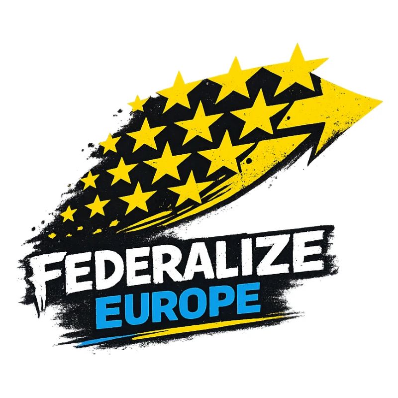 Drapeau de style eurofédéralisme