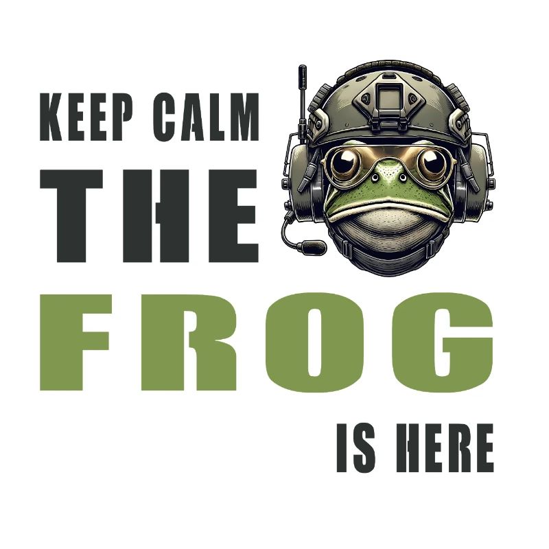 Fighting Frog – Keep Calm Style