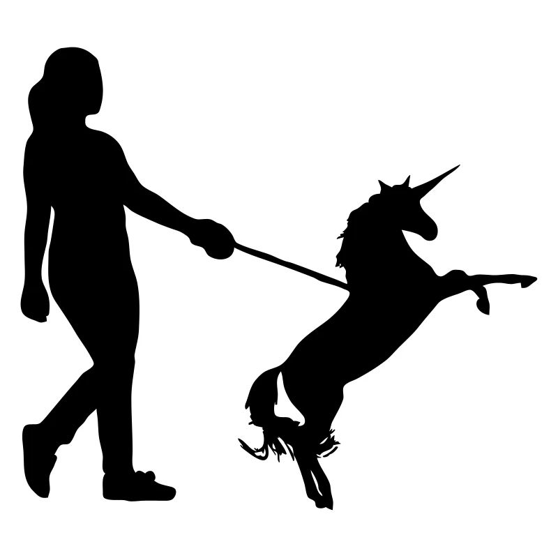 Einhorn Gassi - Einhörner, Fun, Geschenke