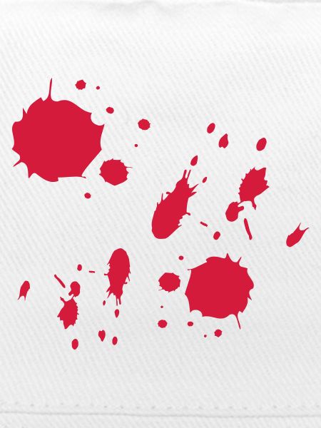 Rote Farbspritzer abstrakte Muster