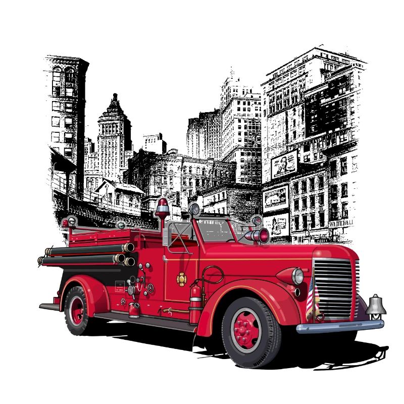 Fire engine New York 1930