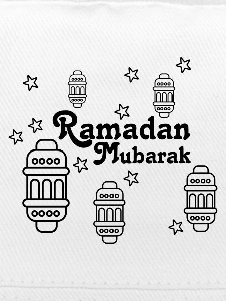 Ramadan Mubarak lights, asterisks
