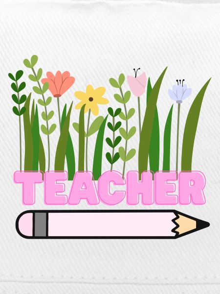 Lehrerblumen mit Bleistift