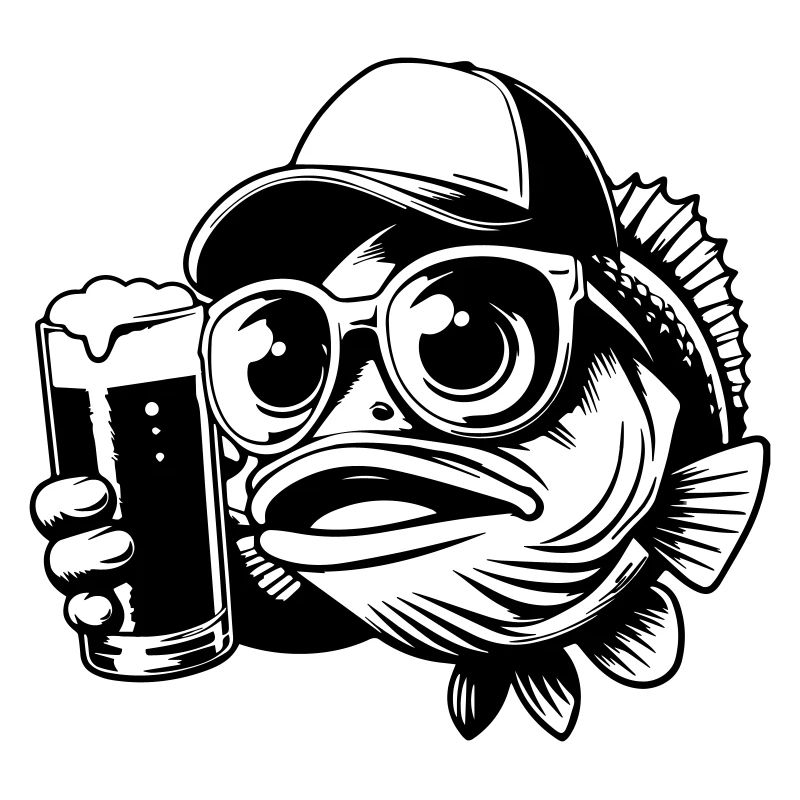 Copain de bière de pêche