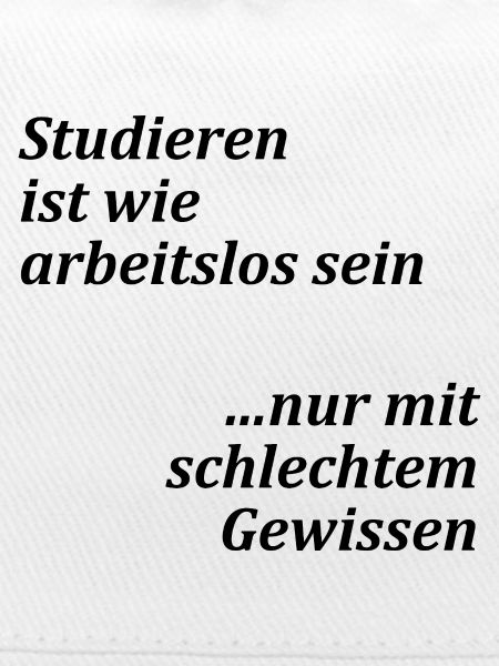 Unispruch "Studieren = arbeitslos" Studenten