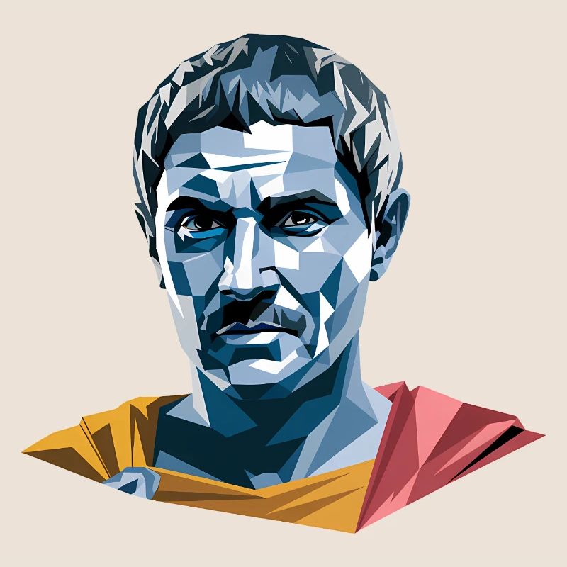 Caesar - Logo de l’histoire cool