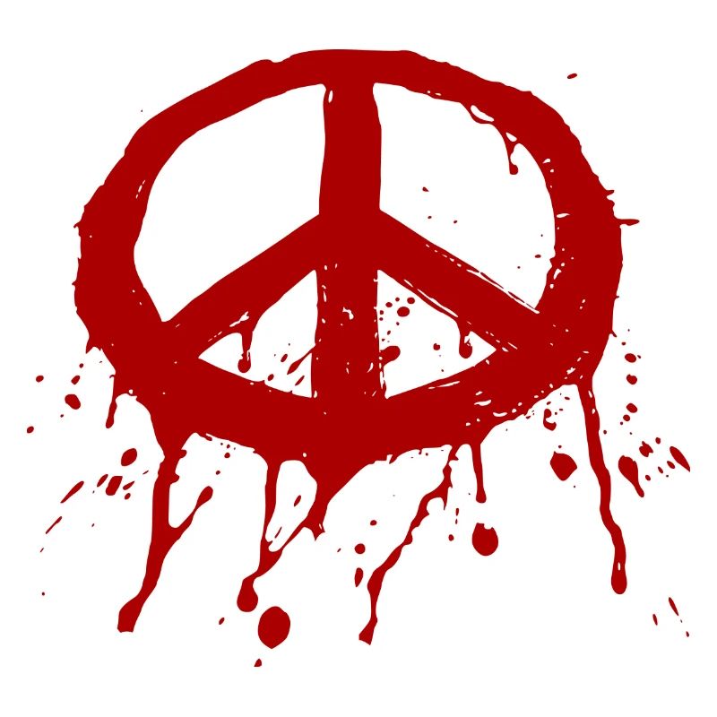 Paz Graffiti Roja
