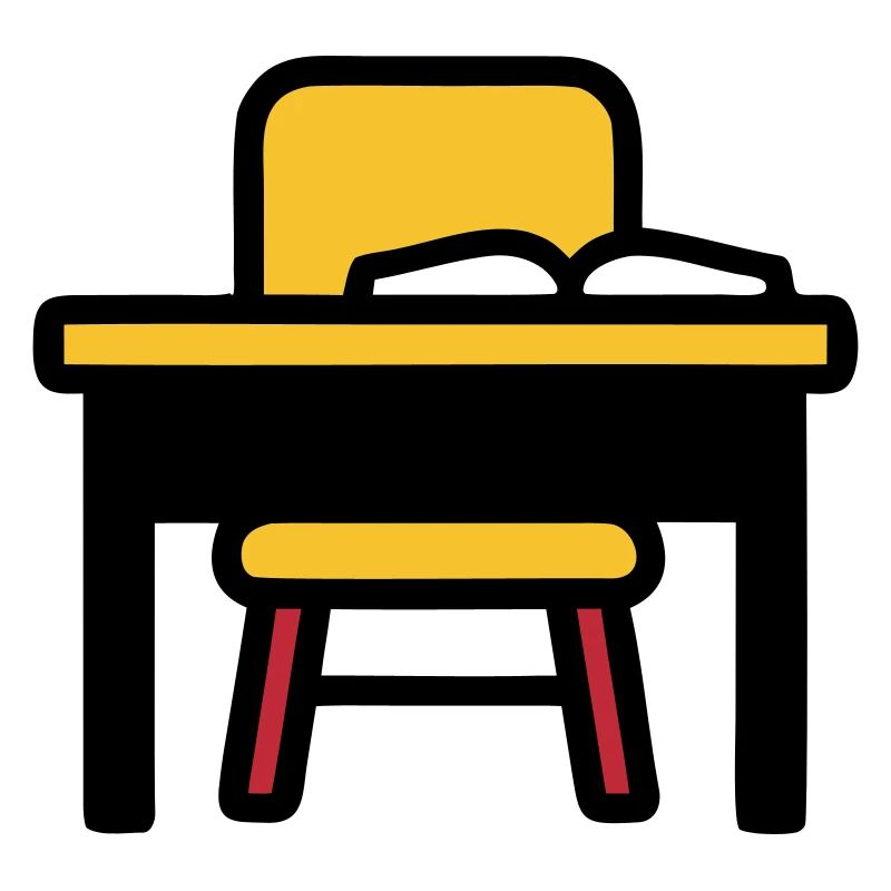 School Desk Table Learning Exams