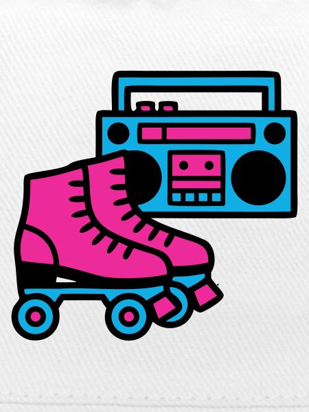 Roller Boombox Rétro années 80