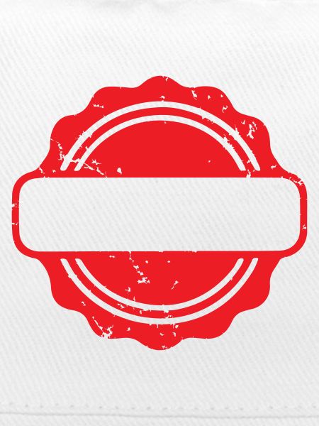 Blank Grunge-Gummistempel-Abzeichen-Vorlagenvektor