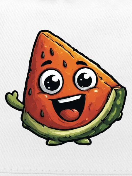 Lachende Wassermelonenscheibe