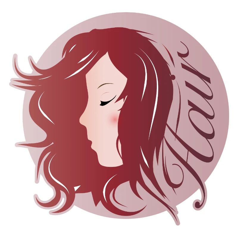 Profil féminin élégant avec coiffure élégante