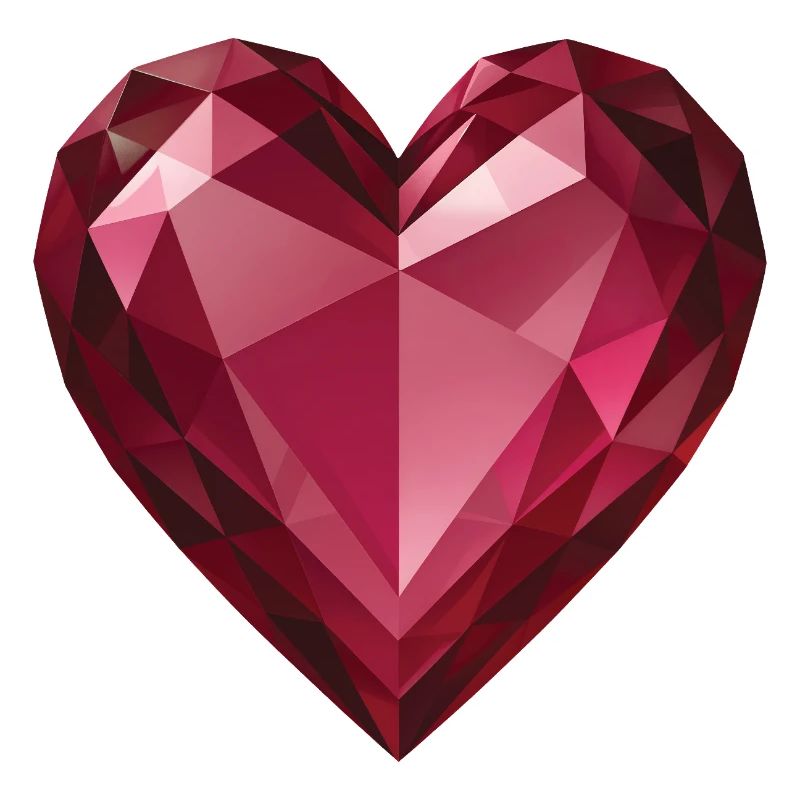 RUBY HEART - peace & love
