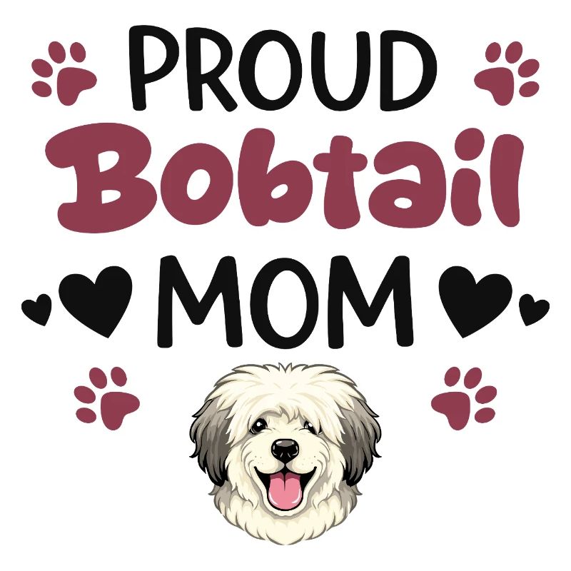  Stolze Bobtail Mutter, Alter Englischer
