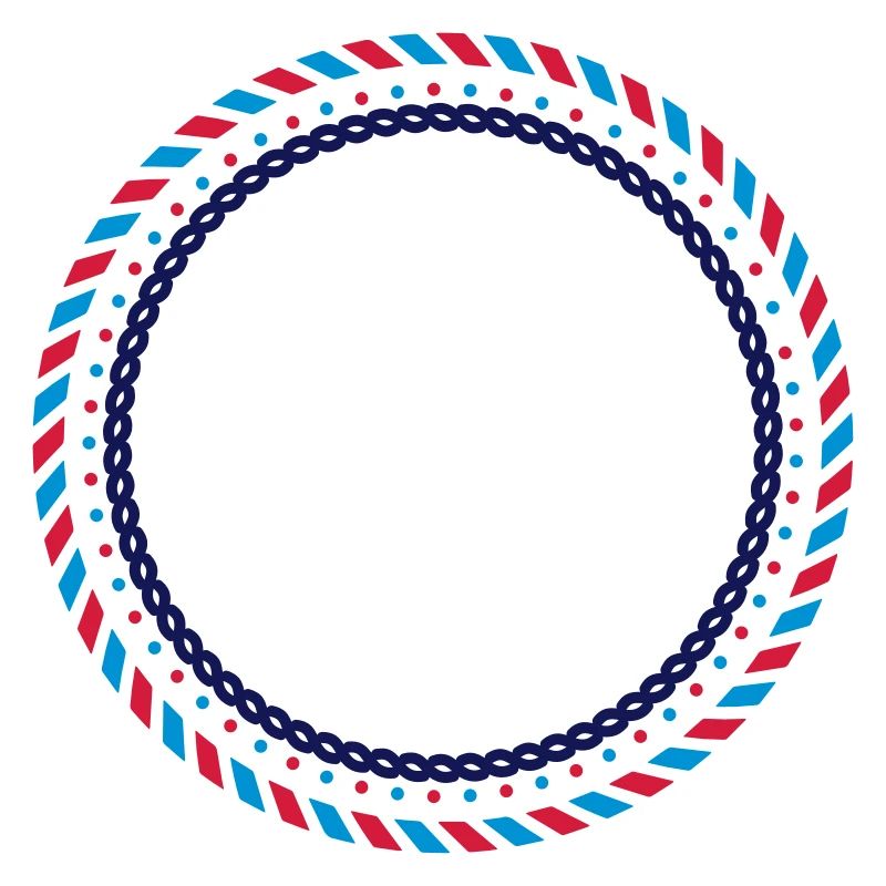 A round frame