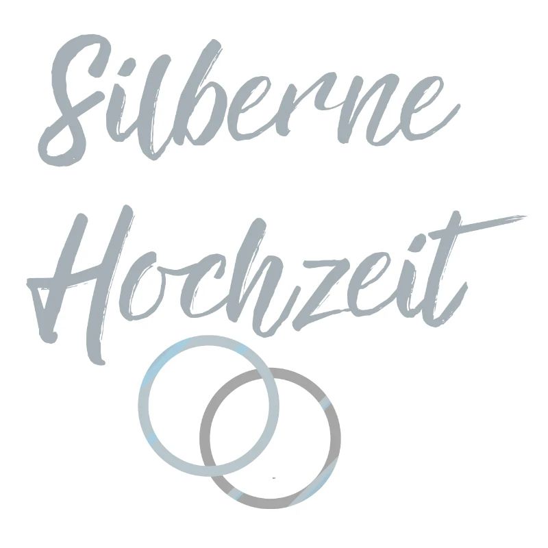 Silberne Hochzeit Eheringe silber 25 Hochzeitstag