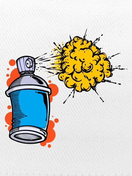 Zeichnen Illustration Graffiti Spraydose Sprayer