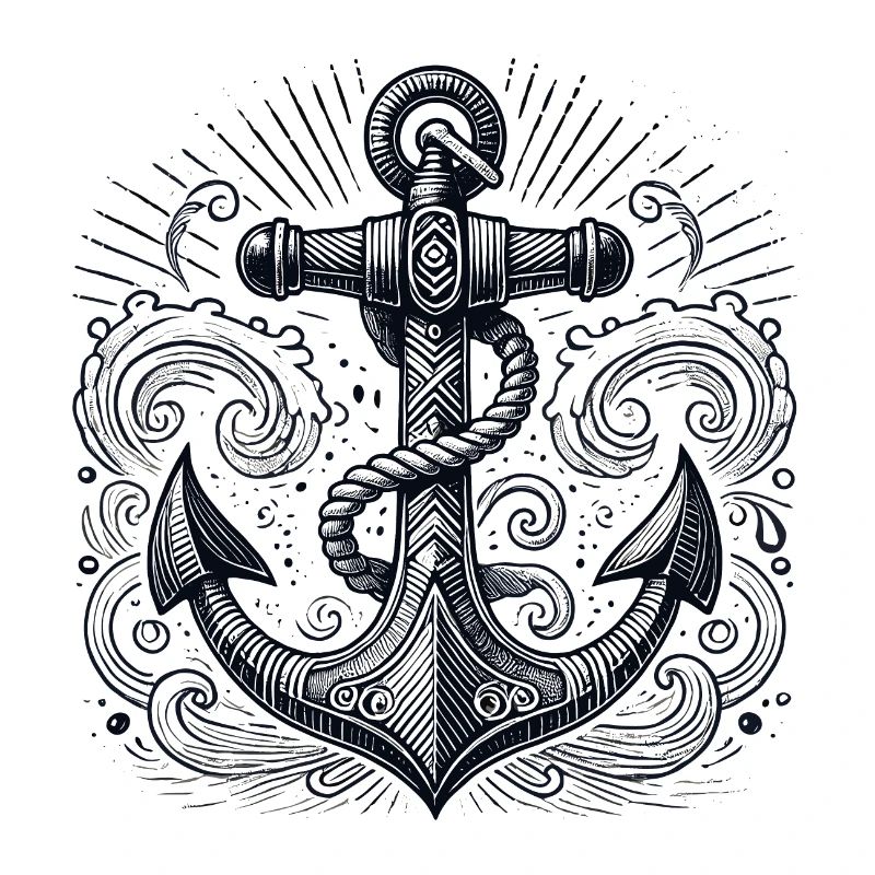 Anker Schiffsanker Anker cool maritim Geschenk