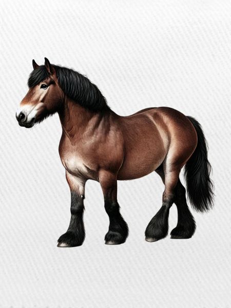 Cheval Sang Froid Brun
