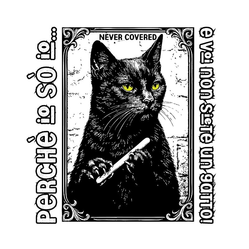 Je sais que moi et vous ne sommes pas un chat !