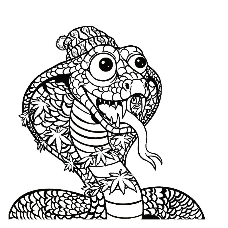 Cool Cobra with cap
